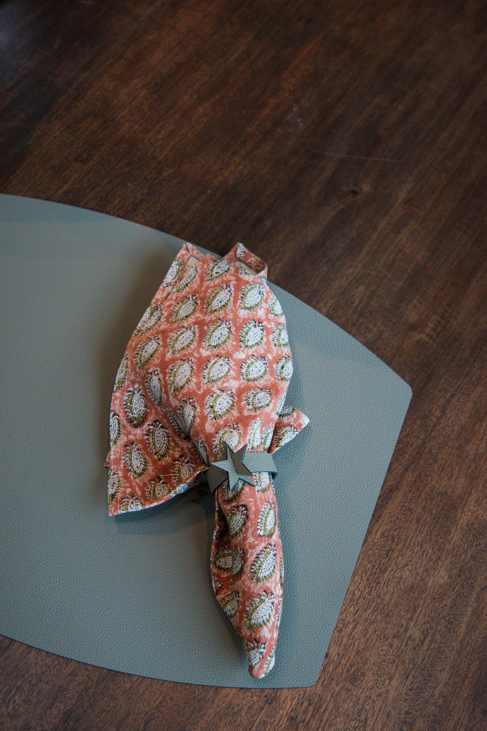 Underlägg Ellips Grå 45x35 cm 2