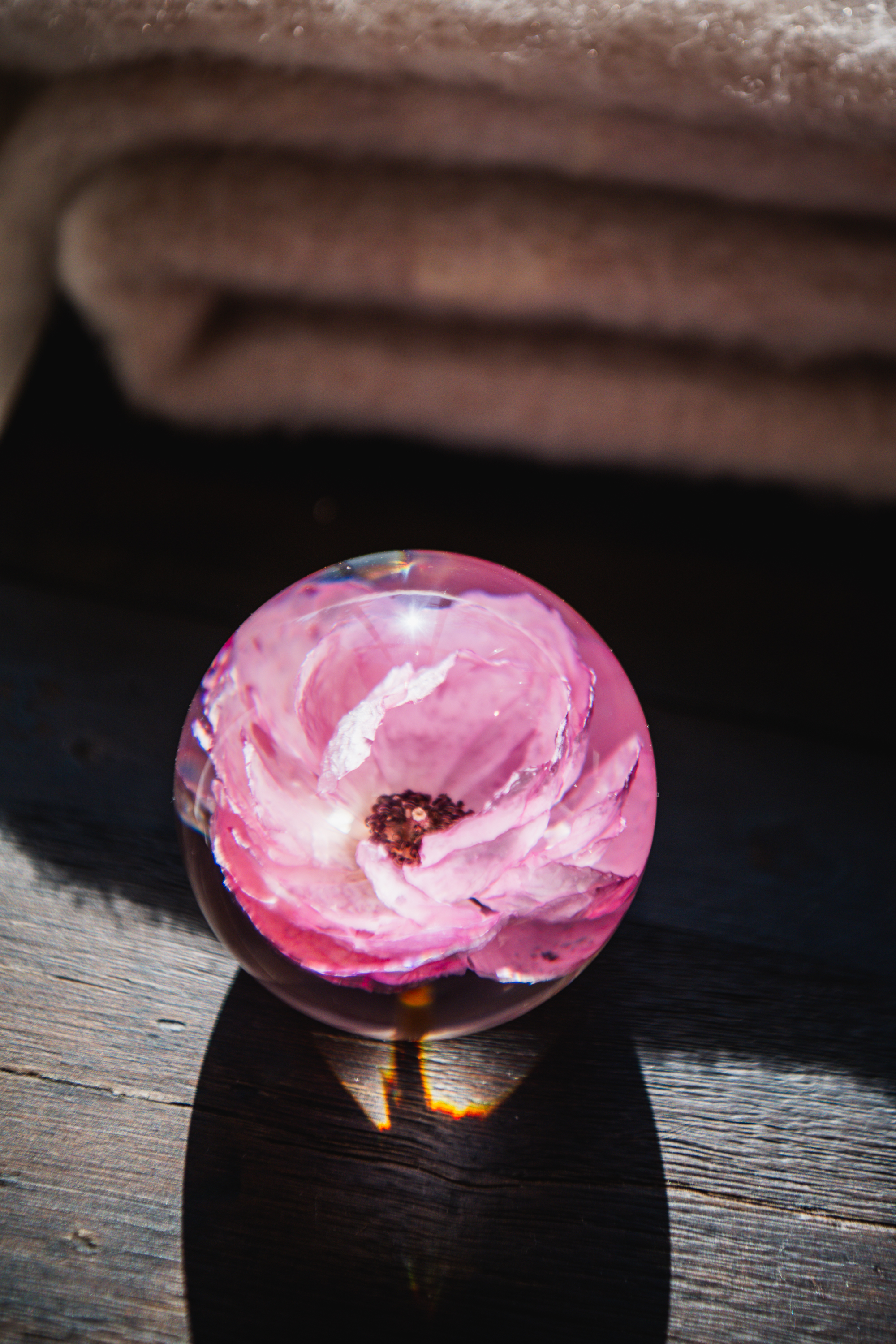 Pappersvikt Peony Rose 