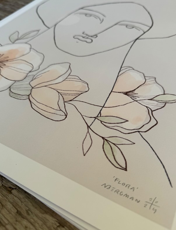 Art Paper - Un bouquet Flora Sara N Bergman 1