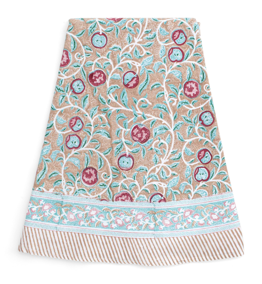 Duk Bomull - Apple Beige Round 160cm