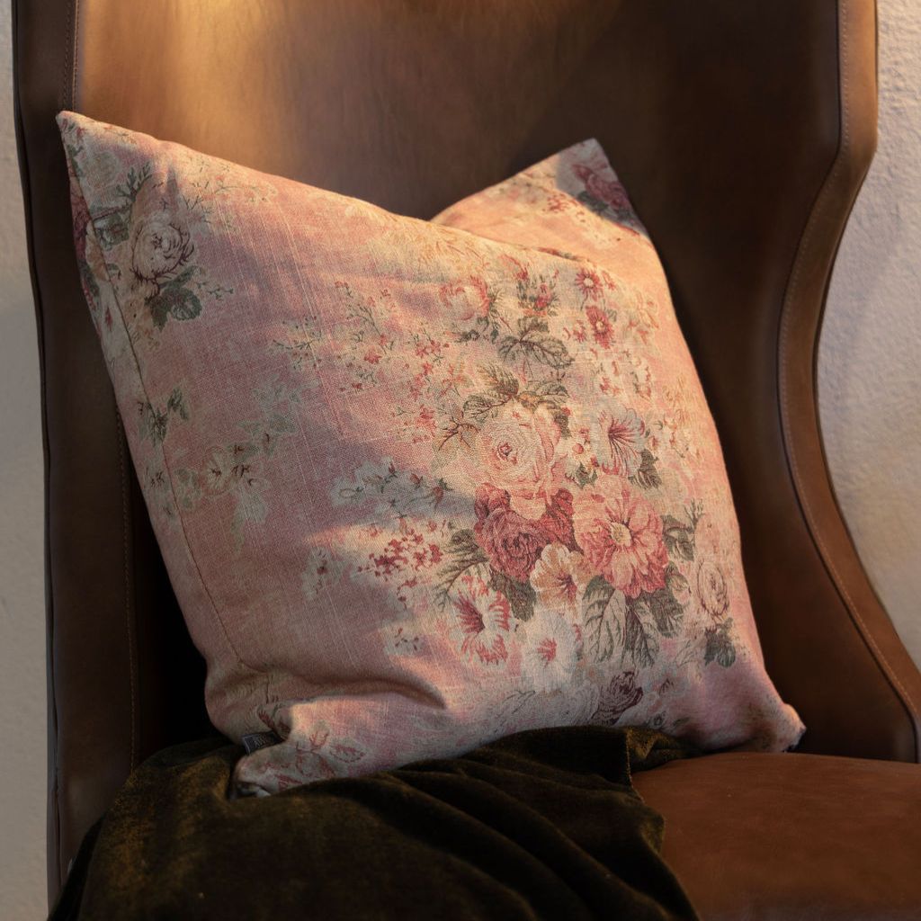 Kuddfodral Belle Rose Flower 50x50 3