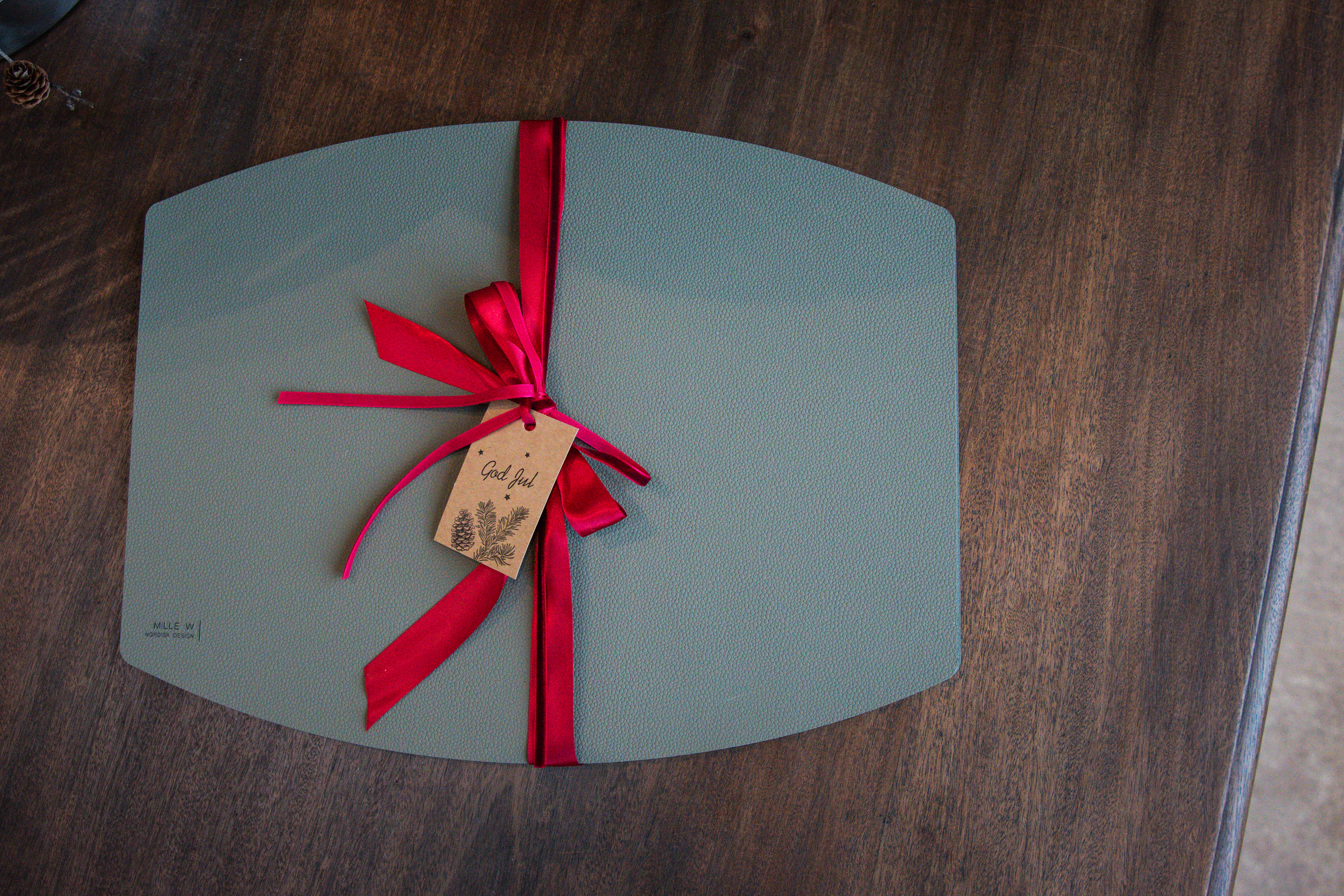 Underlägg Ellips Grå 45x35 cm 1