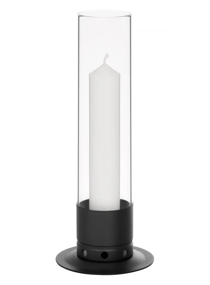 Ljusstake stor - Svart