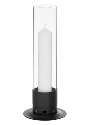 Ljusstake stor - Svart