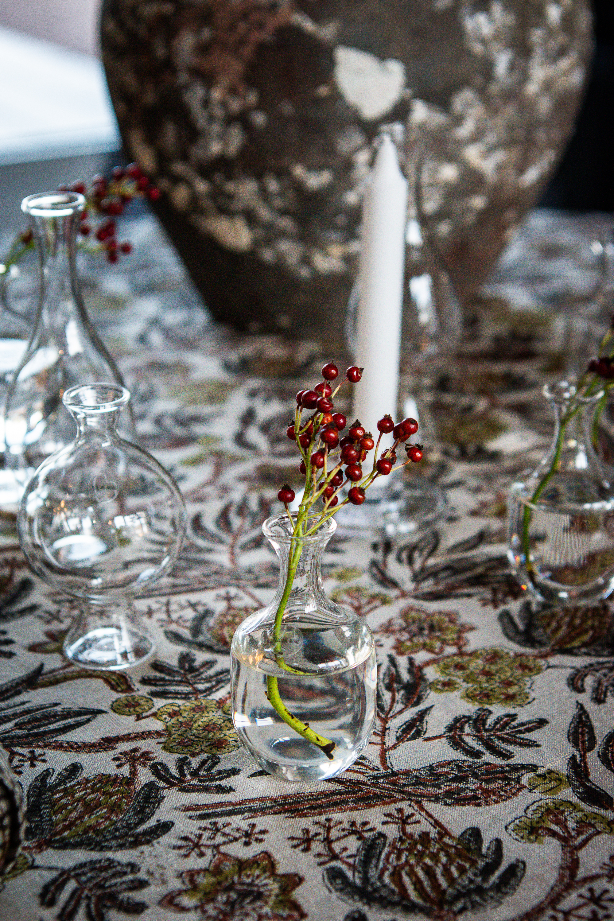 Duk Linne - Parrot - Rust Round 220cm