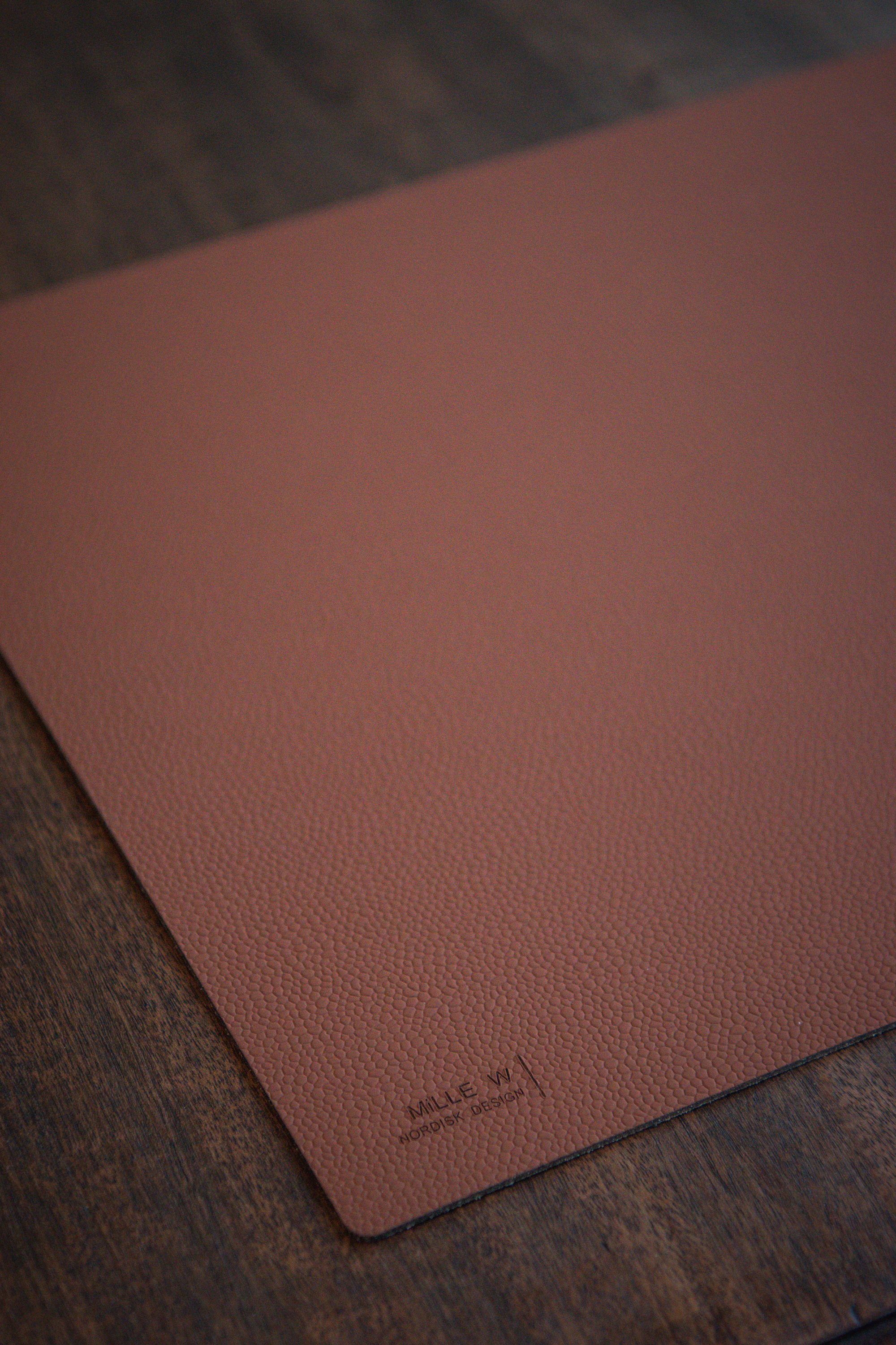 Glasunderlägg Ellips Cognac 1