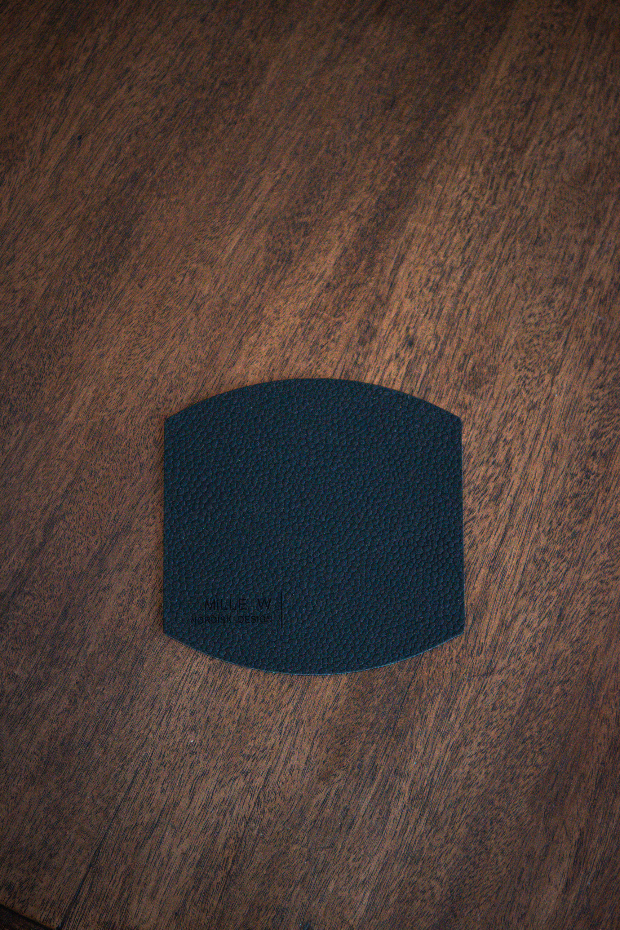 Glasunderlägg Ellips Svart