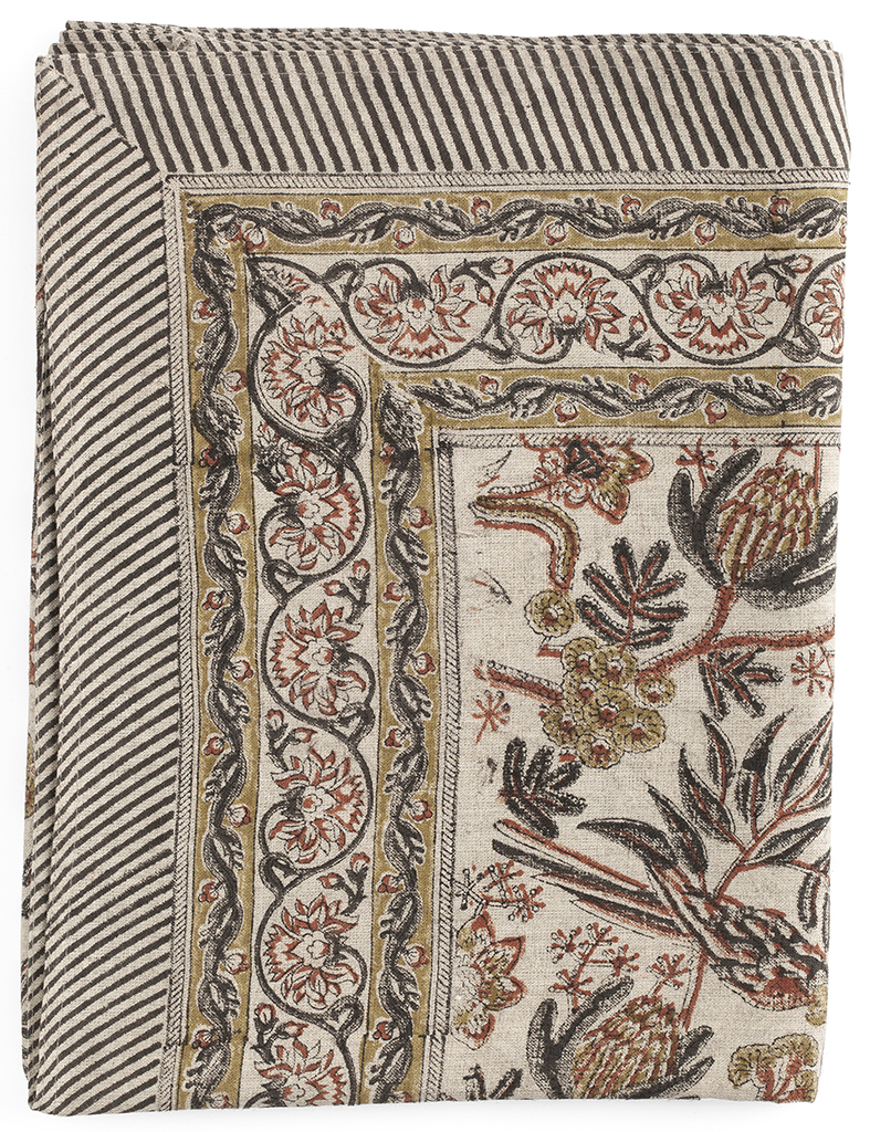 Duk Linne - Parrot - Rust 150x350cm