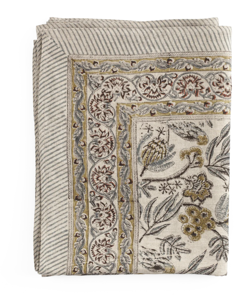 Duk Linne Parrot Blue 150x230cm