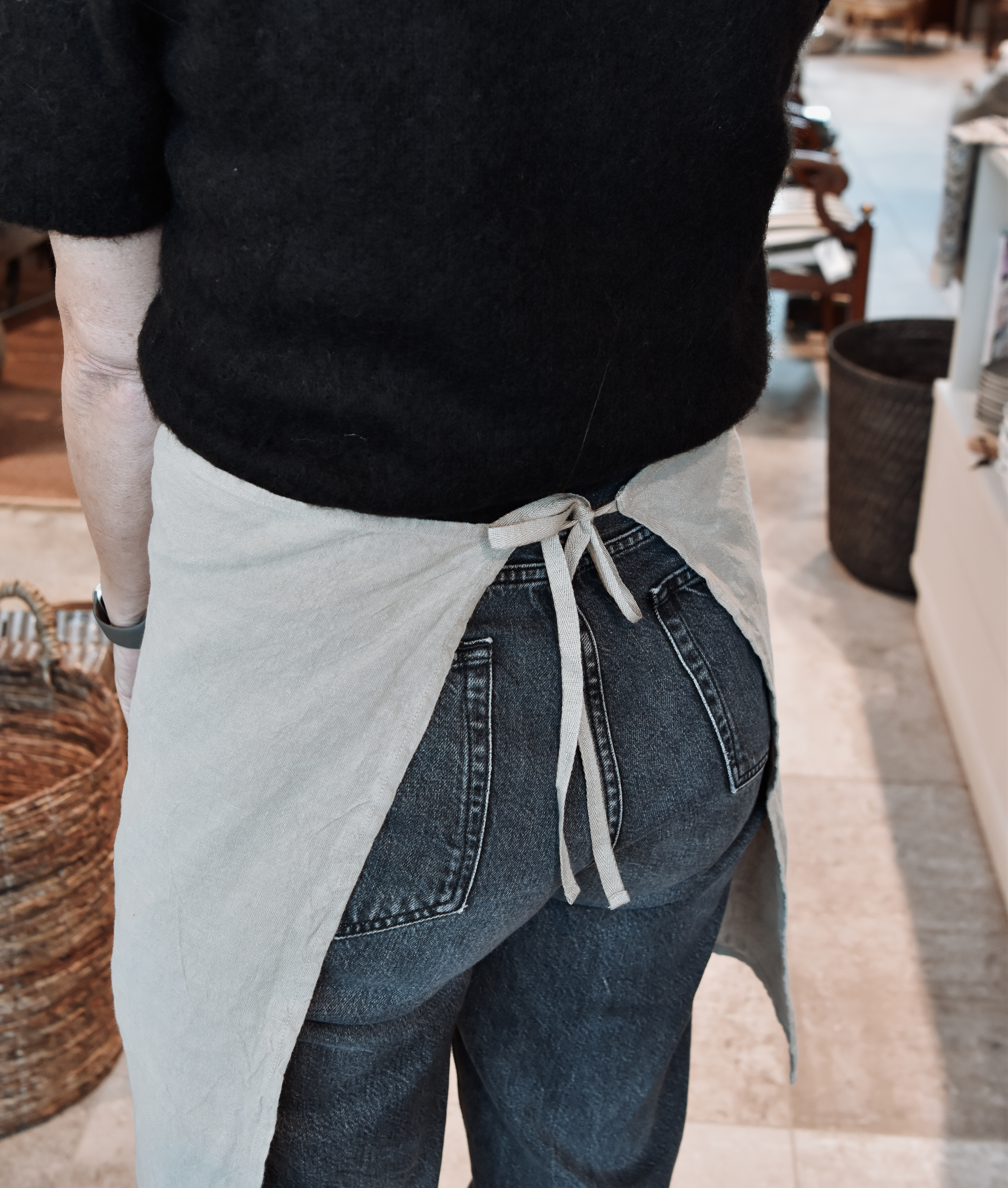 Förkläde/Kökshandduk Sand 1