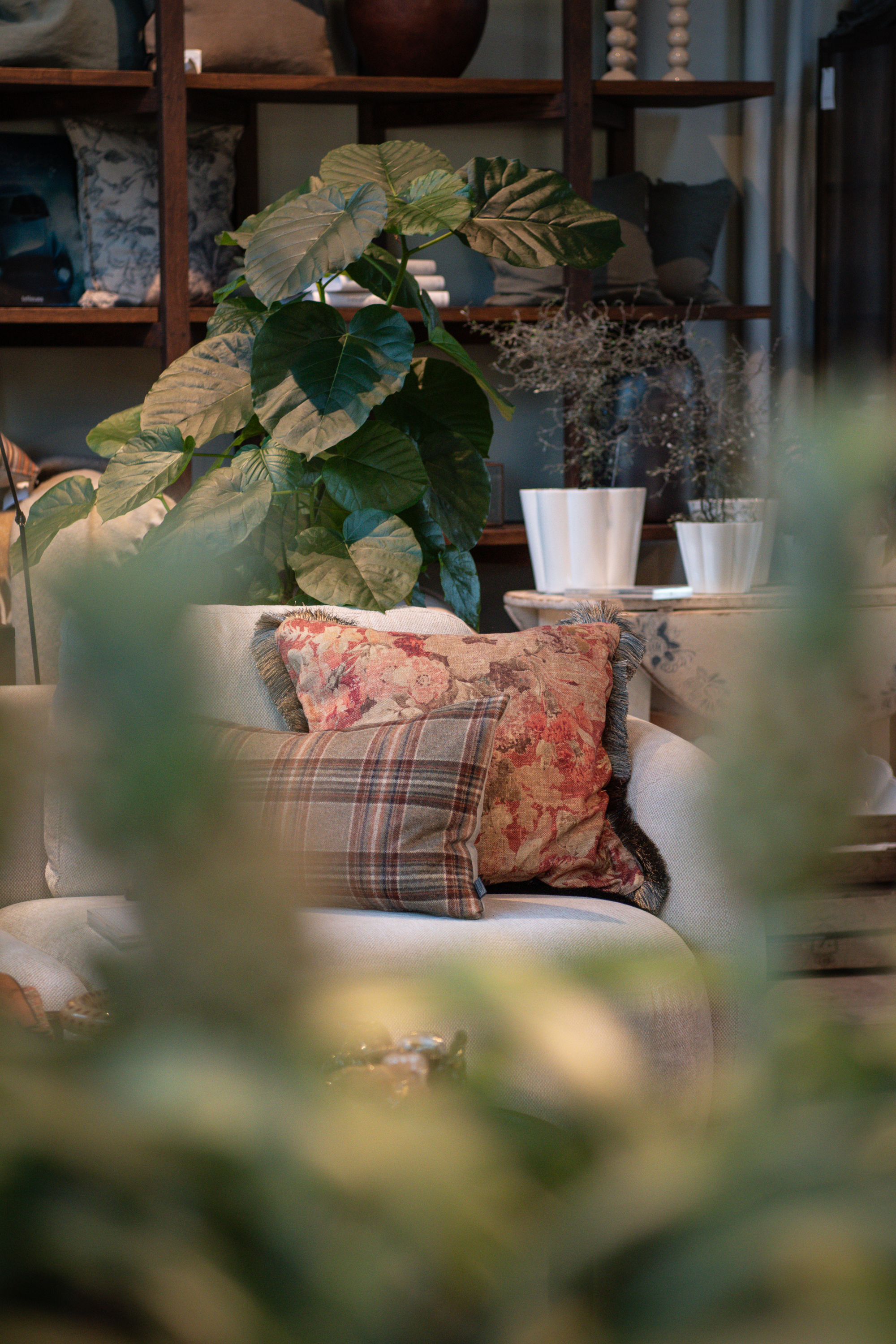 Kuddfodral Harris Plaid Forest 40x60