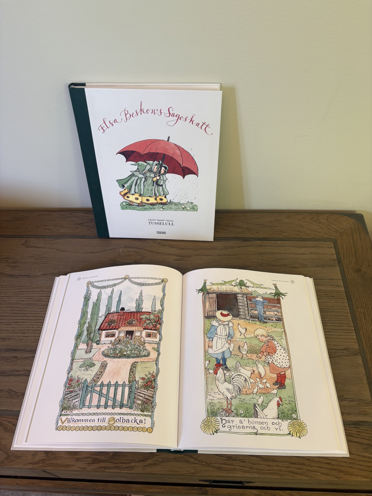 Elsa Beskows Sagoskatt, Tripp Trapp Trull Tusselull visor 1
