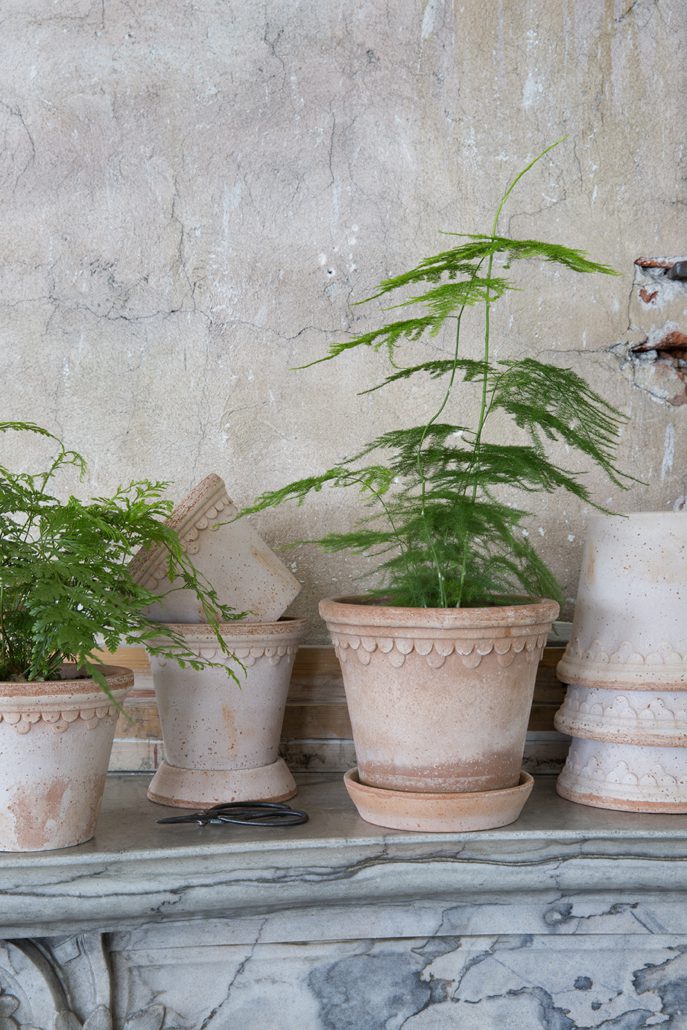 Köpenhamn Kruka Ø16 Rosa inkl Fat