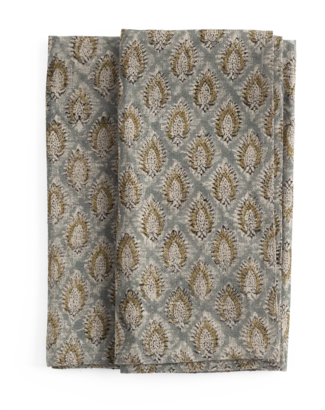 Servett Linne Cypress Parrot Blue 2-pack, 50x50 