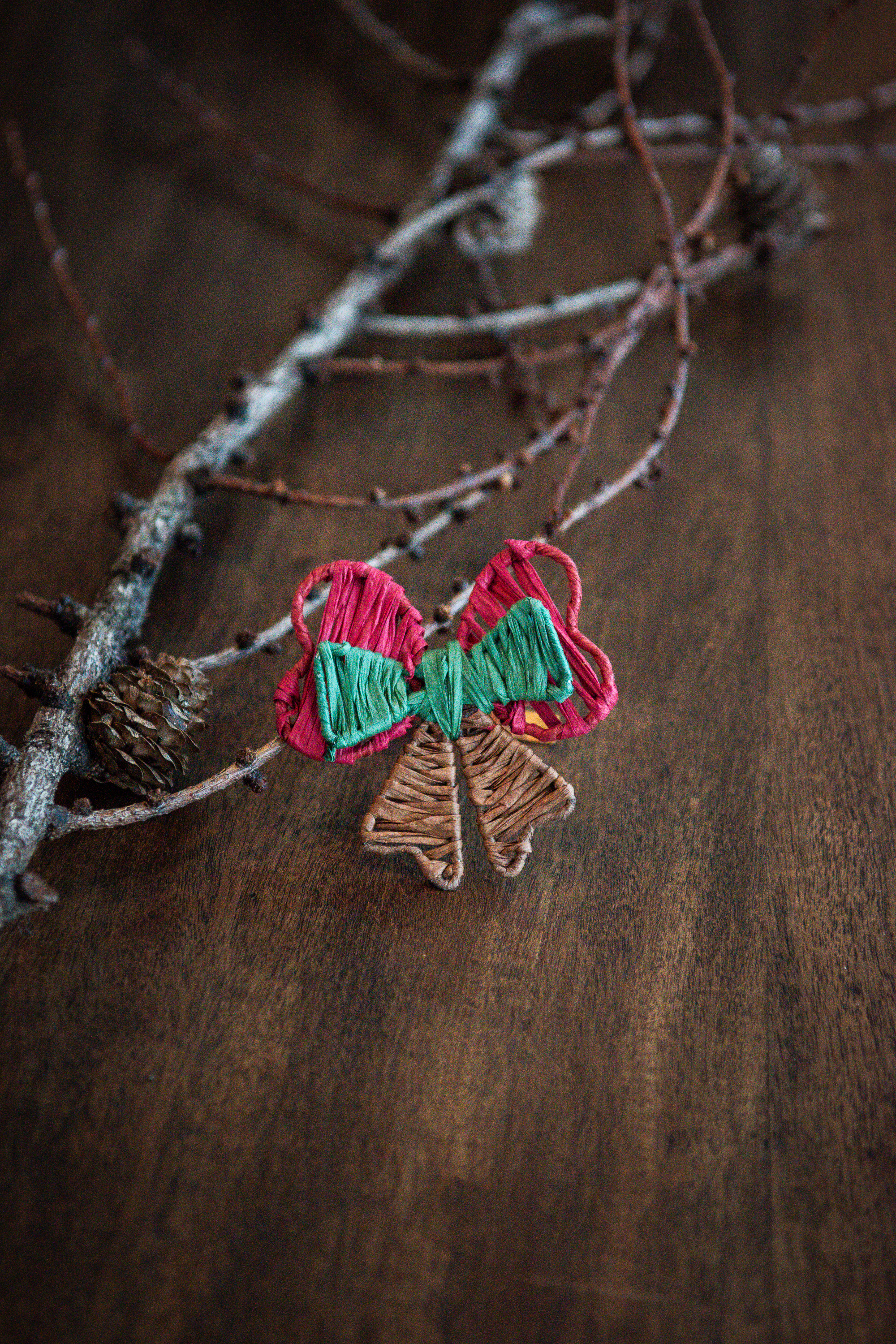 Servettring Rosett Red Green White