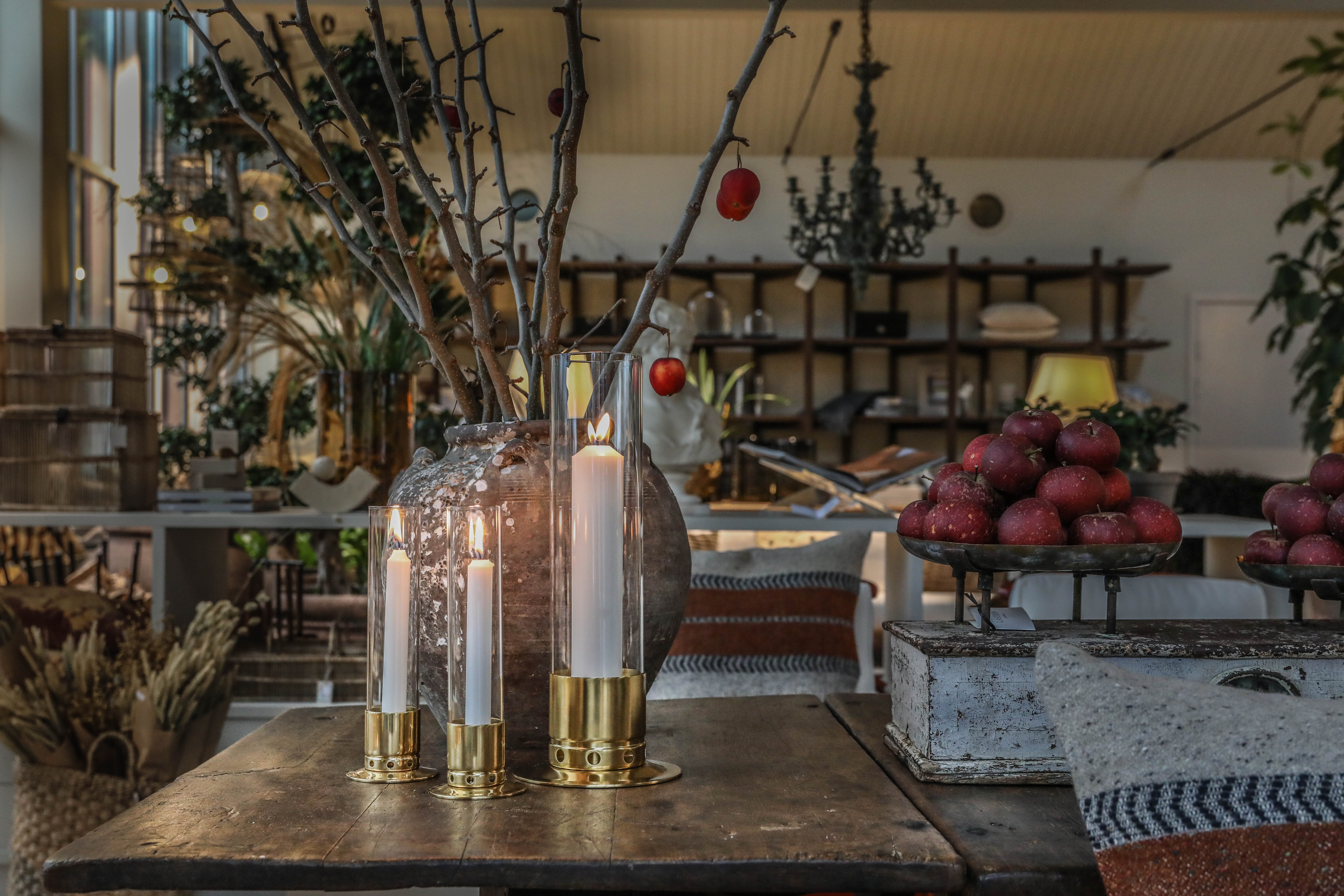 Ljusstake Stor - Mässing