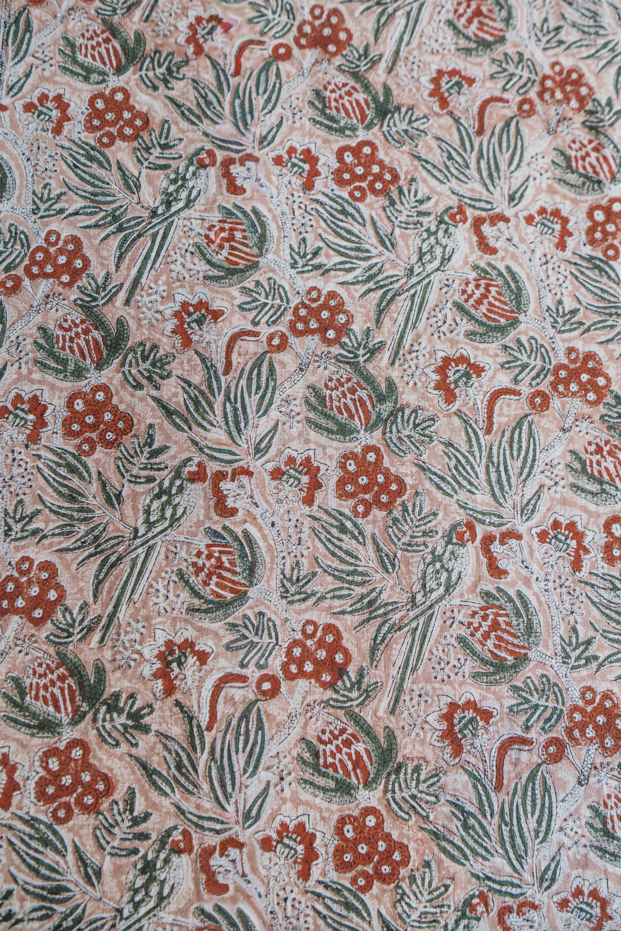 Duk Linne - Parrot - Dusty Peach Rund 220cm 2