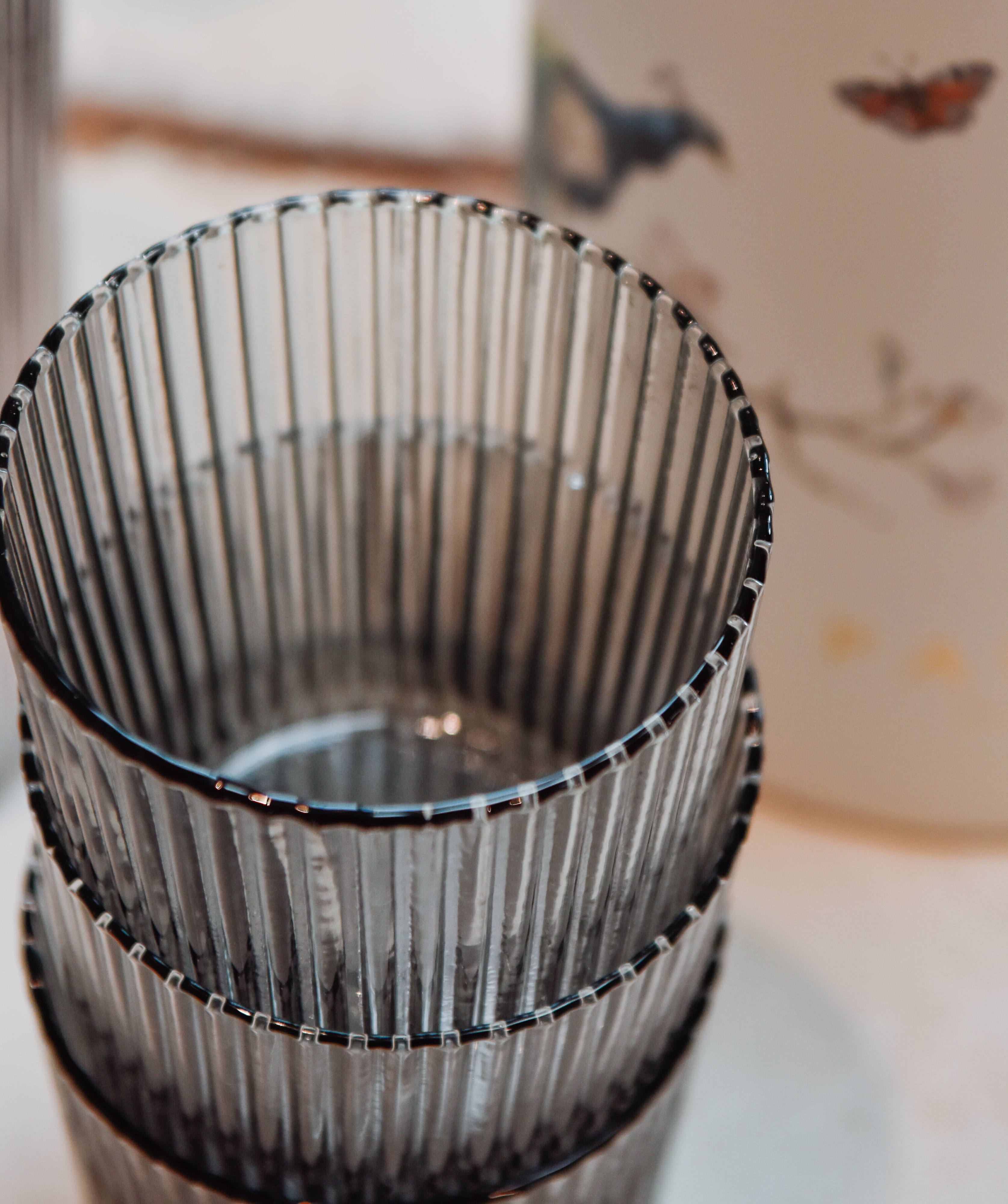 Räfflat dricksglas - Twilight Blue  4