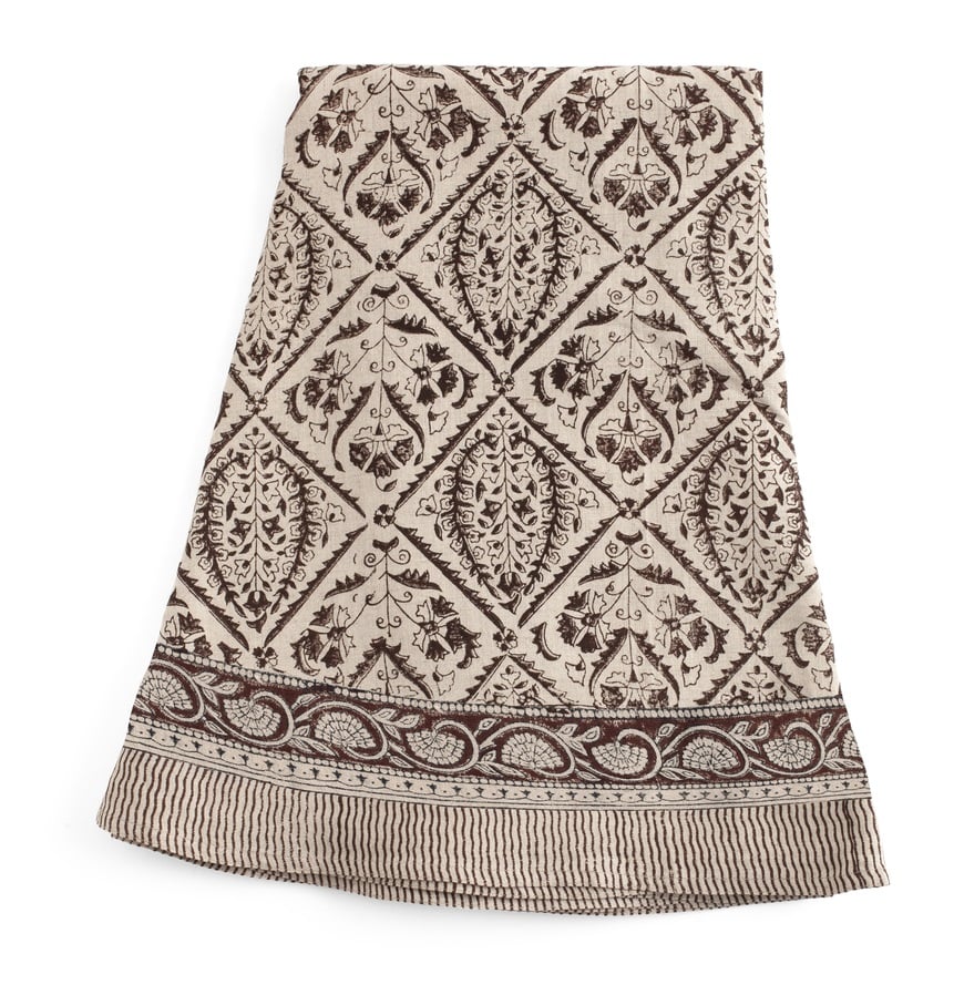 Duk Linne - Jaipur - Brown Round 220cm - 5256