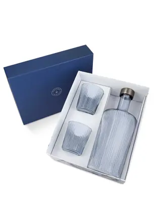 Gift set - Twilight blue, 1 flaska + 2 glas